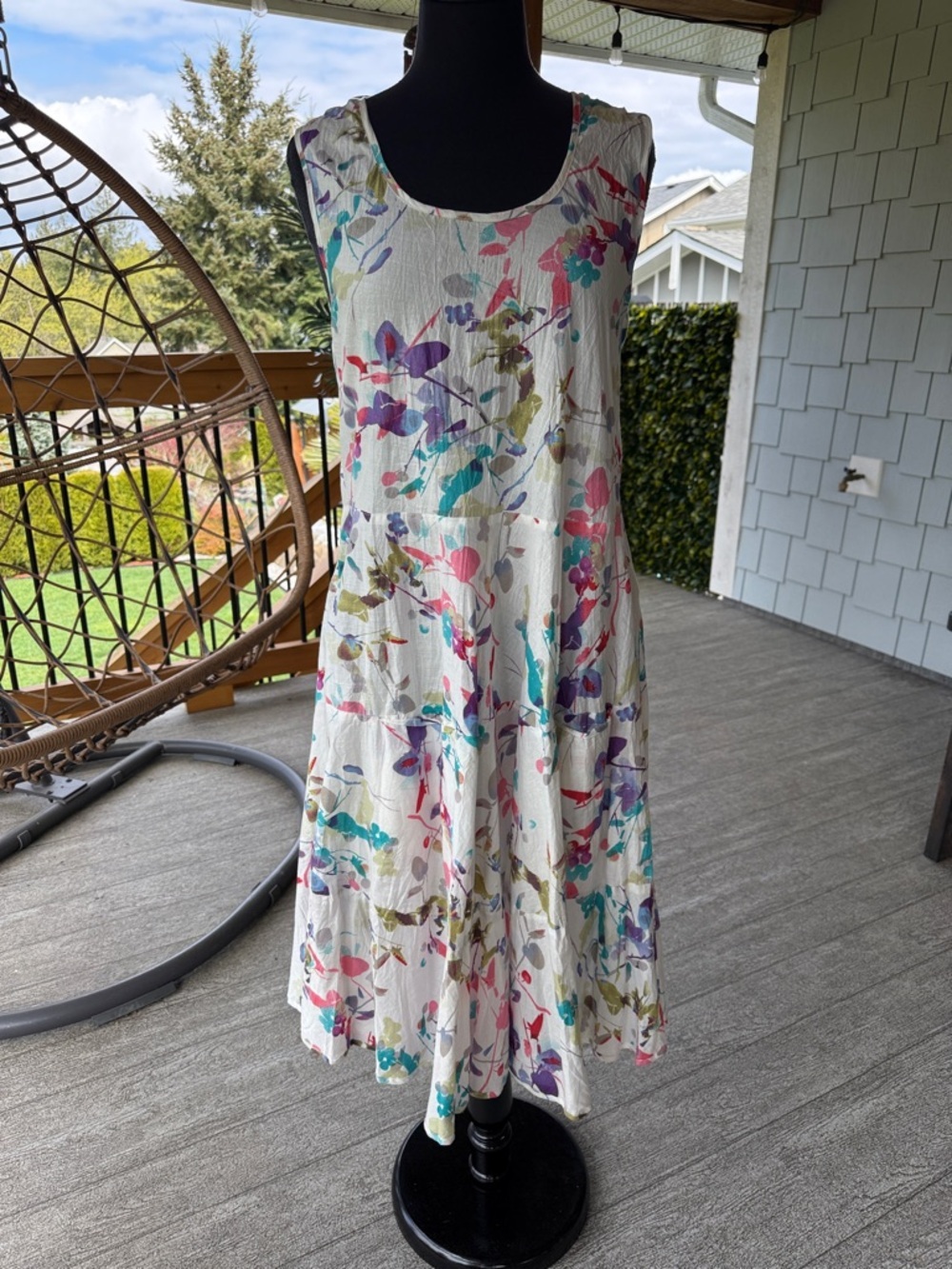 Dress Addict | Tiered Abstract Print Dress
